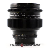 Seamless Follow Focus Gear for Nikon AF 24-120mm f3.5-5.6 D Lens
