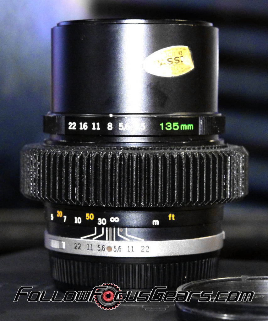 Seamless™ Follow Focus Gear for Olympus OM E. Zuiko Auto-T 135mm f3.5 Lens