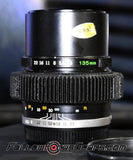 Seamless Follow Focus Gear for Olympus OM E. Zuiko Auto-T 135mm f3.5 Lens