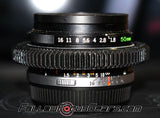 Seamless Follow Focus Gear for Olympus OM F. Zuiko Auto-S 50mm f1.8 Lens