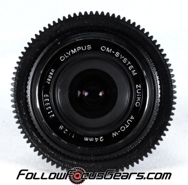 Seamless Follow Focus Gear for Olympus OM Zuiko Auto-W 24mm f2.8 Lens