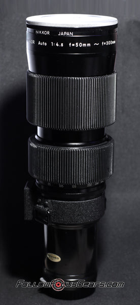 Seamless Follow Focus Gear for Nikon F 50-300mm f4.5 Lens