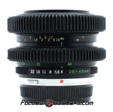 Seamless Follow Focus Gear for Olympus OM System Zuiko Auto-Zoom 28-48mm f4 Lens