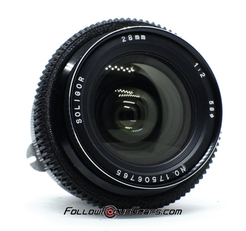 Seamless Follow Focus Gear For Soligor 28mm f2 Lens