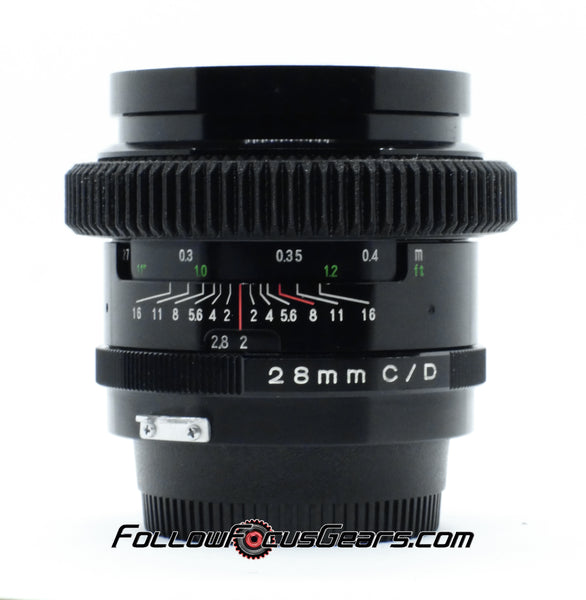 Seamless Follow Focus Gear For Soligor 28mm f2 Lens