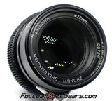Seamless Follow Focus Gear for Zhongyi Mitakon Speedmaster 65mm f1.4 Lens