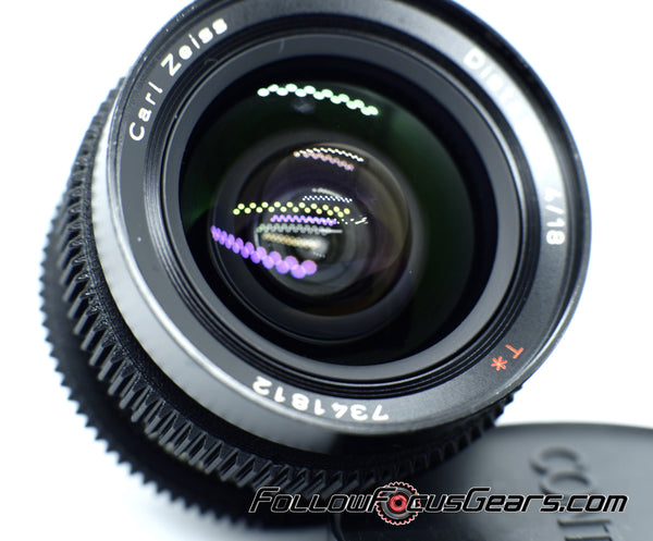 Seamless Follow Focus Gear for Contax Zeiss 18mm f4 Distagon Lens