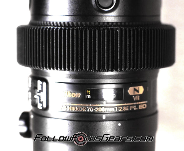 Seamless Follow Focus Gear for Nikon AF-S 70-200mm f2.8 E FL ED N VR Lens