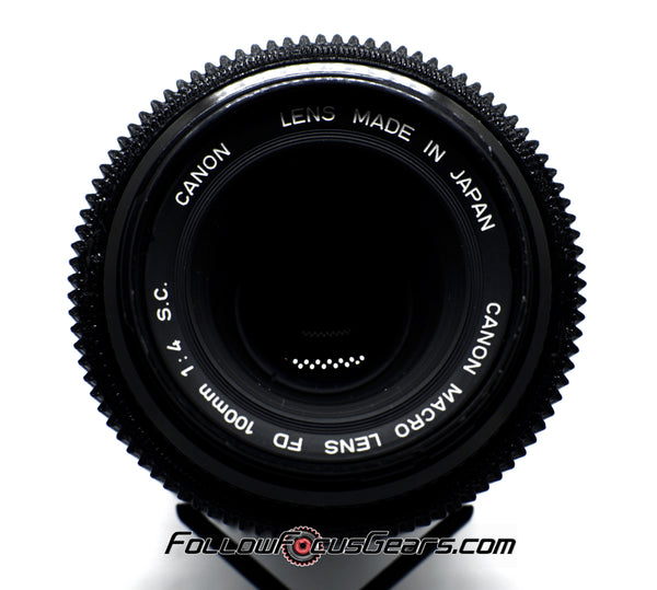 Seamless™ Follow Focus Gear for <b>Canon FD 100mm f4 S.C.</b> Lens