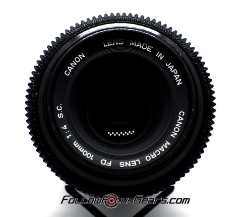 Seamless™ Follow Focus Gear for <b>Canon FD 100mm f4 S.C.</b> Lens