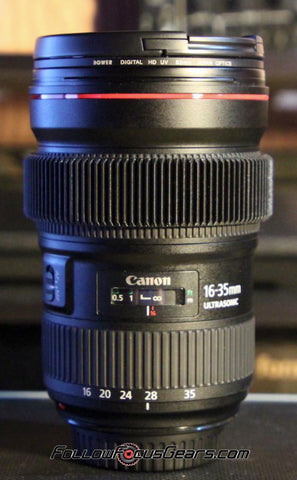 Seamless Follow Focus Gear for Canon 16-35mm f2.8 L III Lens