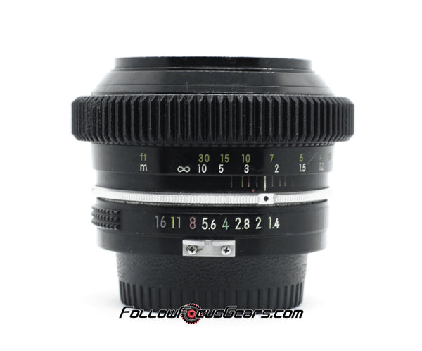 Seamless Follow Focus Gear for Nikon K 50mm f1.4 Lens
