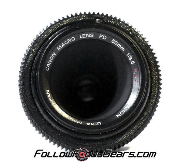 Seamless Follow Focus Gear for Canon FD 50mm f3.5 S.S.C. Macro Lens