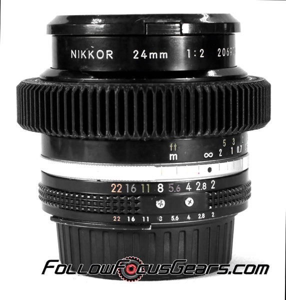 Seamless Follow Focus Gear for Nikon 24mm f2 AI-S Lens