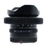 Seamless™ Follow Focus Gear for <b>7artisans 7.5mm f2.8 Fish-eye(Micro 4/3 Mount)</b> Lens