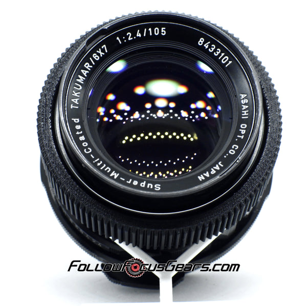Seamless Follow Focus Gear for Asahi Opt. Co. Super-Multi-Coated Takumar 105mm f2.4 6X7 Lens