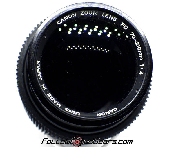 Seamless Follow Focus Gear for Canon FD 70-210mm f4 Lens