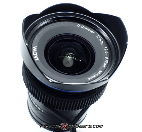 Seamless Follow Focus Gear for Laowa 15mm f2.8 D Dreamer Lens