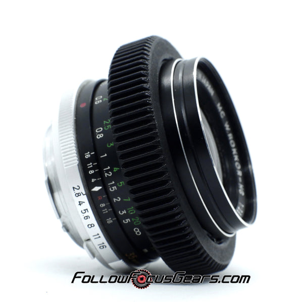 Seamless Follow Focus Gear for Minolta MC W Rokkor HG 35mm f2.8 Lens