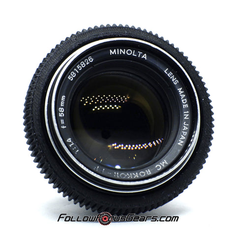 Seamless Follow Focus Gear for Minolta MC Rokkor PF 58mm f1.4 Lens