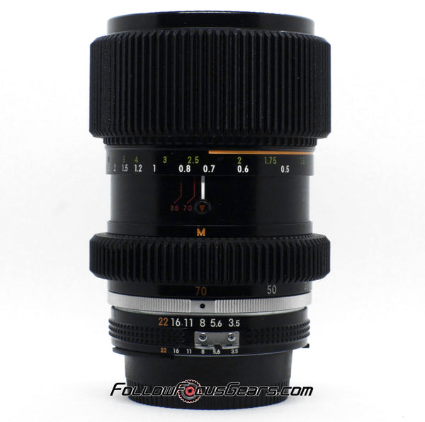 Seamless Follow Focus Gear for Nikon 35-70m f2.8 AIS Lens
