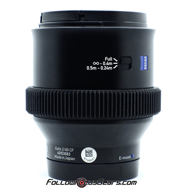 Seamless Follow Focus Gear for Batis 40mm f2 CF E mount Lens