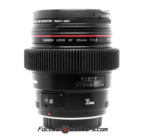 Seamless Follow Focus Gear for Canon 35mm f1.4 L Lens