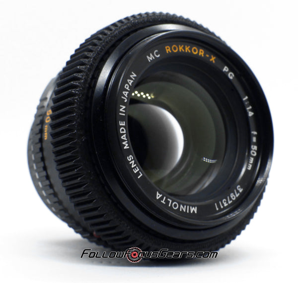 Seamless Follow Focus Gear for Minolta MC Rokkor - X PG 50mm f1.4 Lens