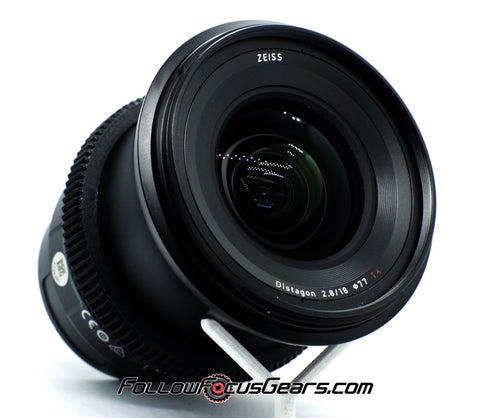 Seamless Follow Focus Gears for Zeiss Milvus 18mm f3.5 ZE Lens