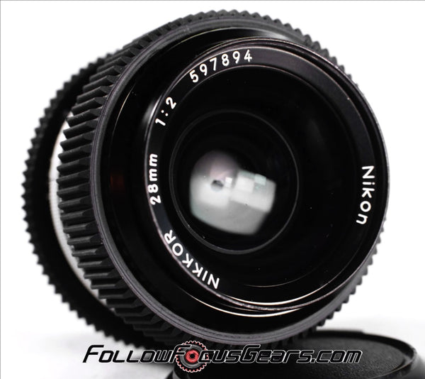 Seamless Follow Focus Gear for Nikon 28mm f2 AI-S Lens