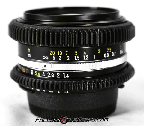 Seamless Follow Focus Gear for Nikon 50mm f1.4 f/1.4Ai-S