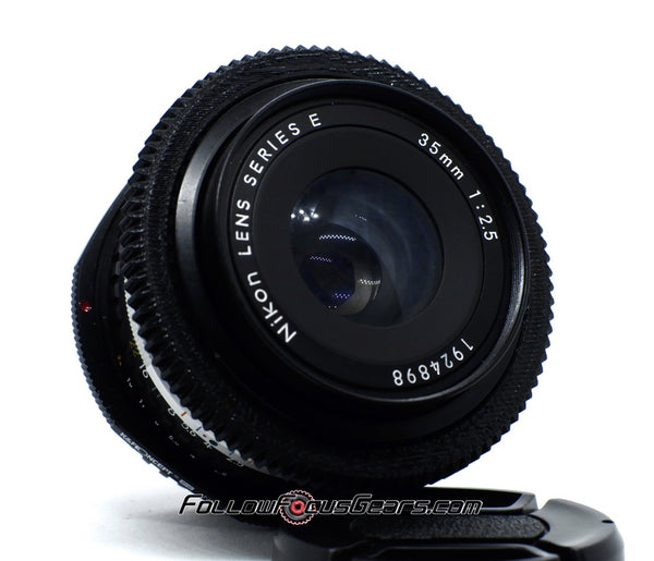 Seamless Follow Focus Gear for Nikon E 35mm f2.5 f/2.5 lens