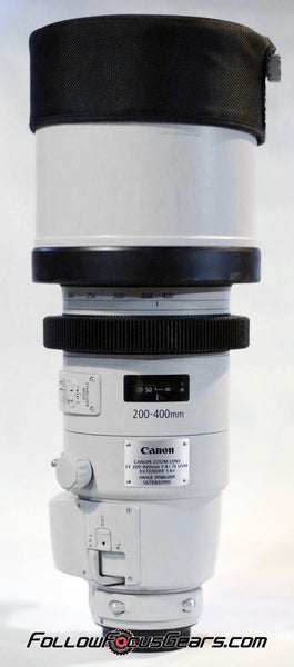 Seamless Follow Focus Gear for Canon EF 200-400mm f4 L IS USM Lens