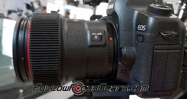 Seamless Follow Focus Gear for Canon EF 35mm f1.4 L Series USM II Lens