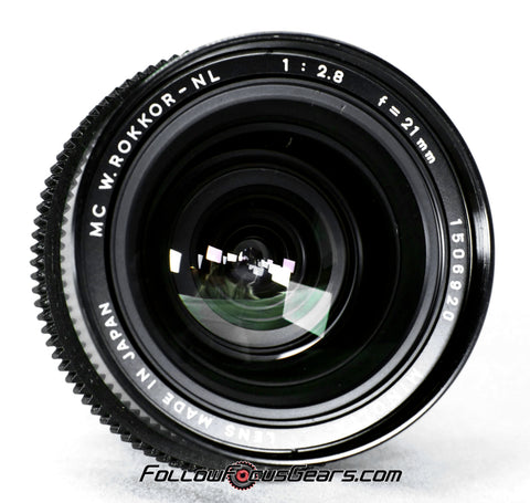 Seamless™ Follow Focus Gear for <b>Minolta MC W Rokkor NL 21mm f2.8</b> Lens