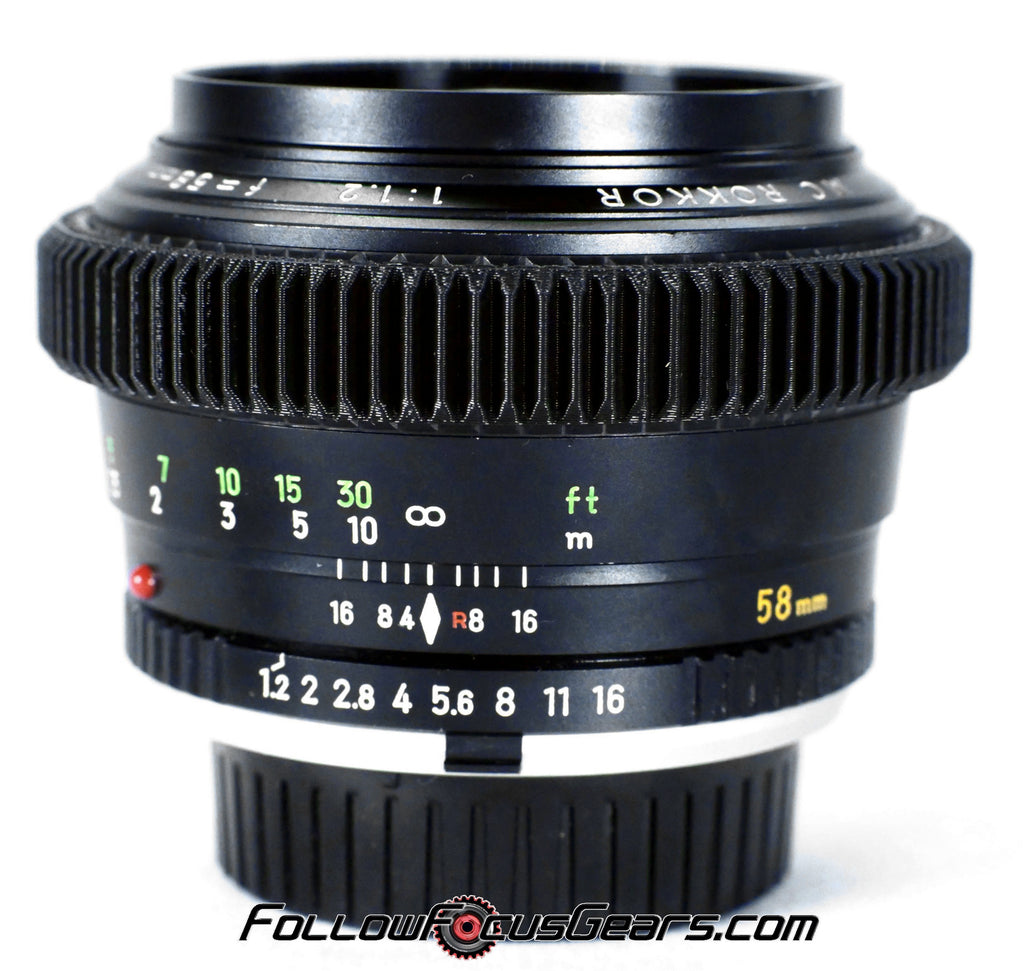 Seamless™ Follow Focus Gear for Minolta MC Rokkor 58mm f1.2 Lens