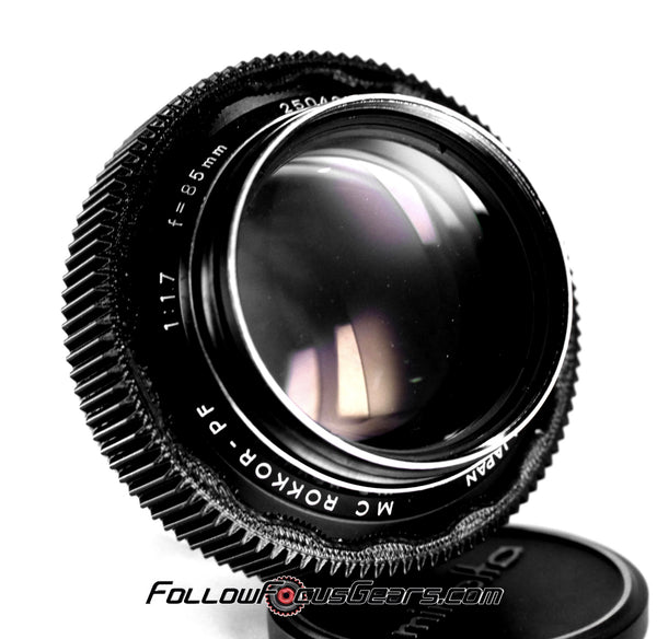 Seamless Follow Focus Gear for Minolta MC Rokkor PF 85mm f1.7 Lens
