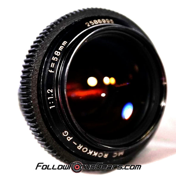 Seamless Follow Focus Gear for Minolta MC Rokkor PG 58mm f1.2 Lens