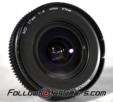Seamless Follow Focus Gear for Minolta MD 17mm f4 Lens