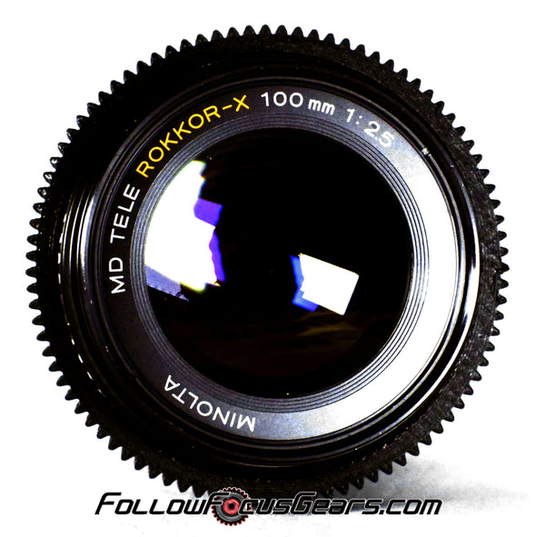 Seamless Follow Focus Gear for Minolta MD Tele Rokkor-X 100mm f2.5 Lens