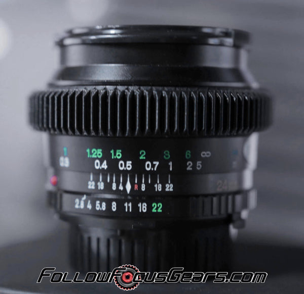 Seamless Follow Focus Gear for Minolta MD W Rokkor-X 24mm f2.8 Lens