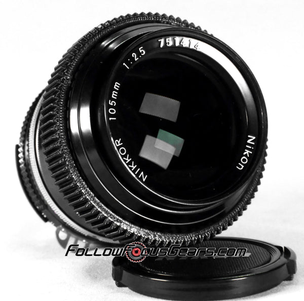 Seamless Follow Focus Gear for Nikon 105mm f2.5 AI Lens