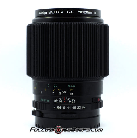 Seamless Follow Focus Gear for Mamiya A 120mm f4 M Macro Lens
