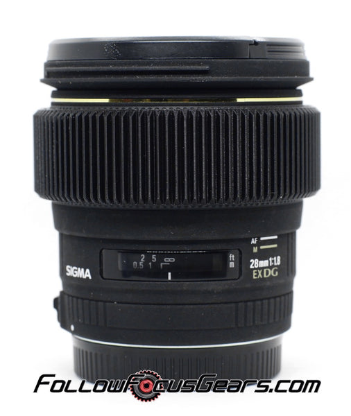 Seamless Follow Focus Gear for Sigma 28mm f1.8 EX DG Lens