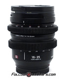 Seamless Follow Focus Gear for Panasonic Lumix S 16-35mm f4 Lens