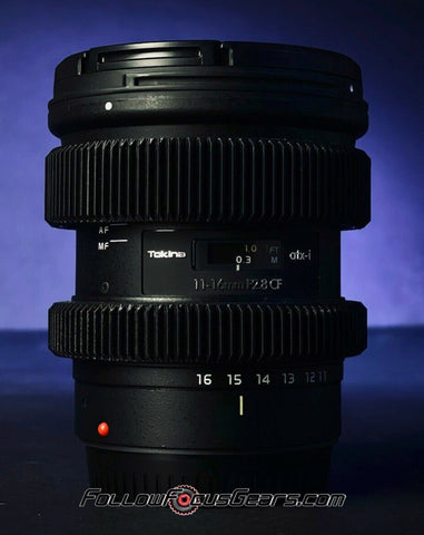 Seamless Follow Focus Gear for Tokina atx-i 11-16mm f2.8 CF Lens