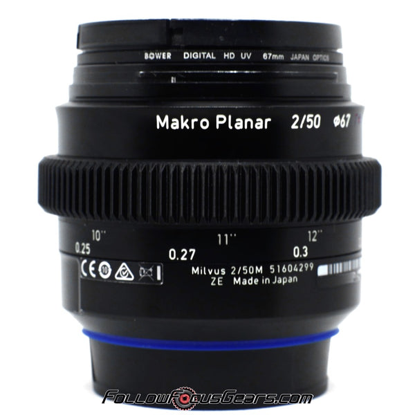 Seamless Follow Focus Gear for Zeiss Milvus 50mm f2 Marko Planar ZE Lens