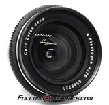 Seamless Follow Focus Gear for Carl Zeiss Jena 25mm f4 Flektogon Lens