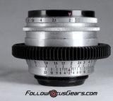 Seamless Follow Focus Gear for Carl Zeiss Jena 58mm f2 Biotar Lens