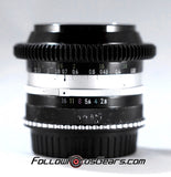 Seamless Follow Focus Gear for Nikon Nikkor - N 24mm f2.8 Lens